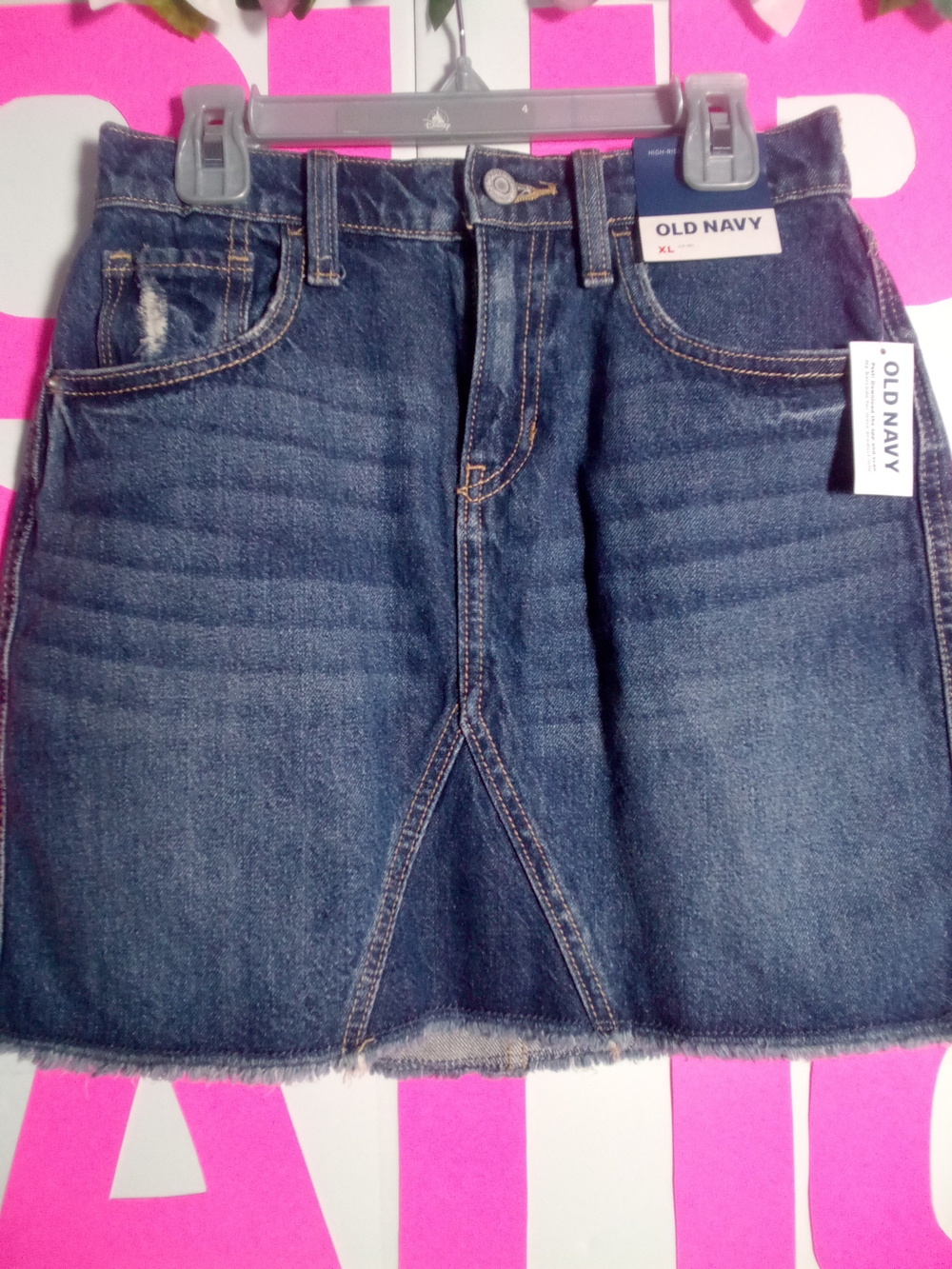 Old Navy Dark Wash Denim Skirt